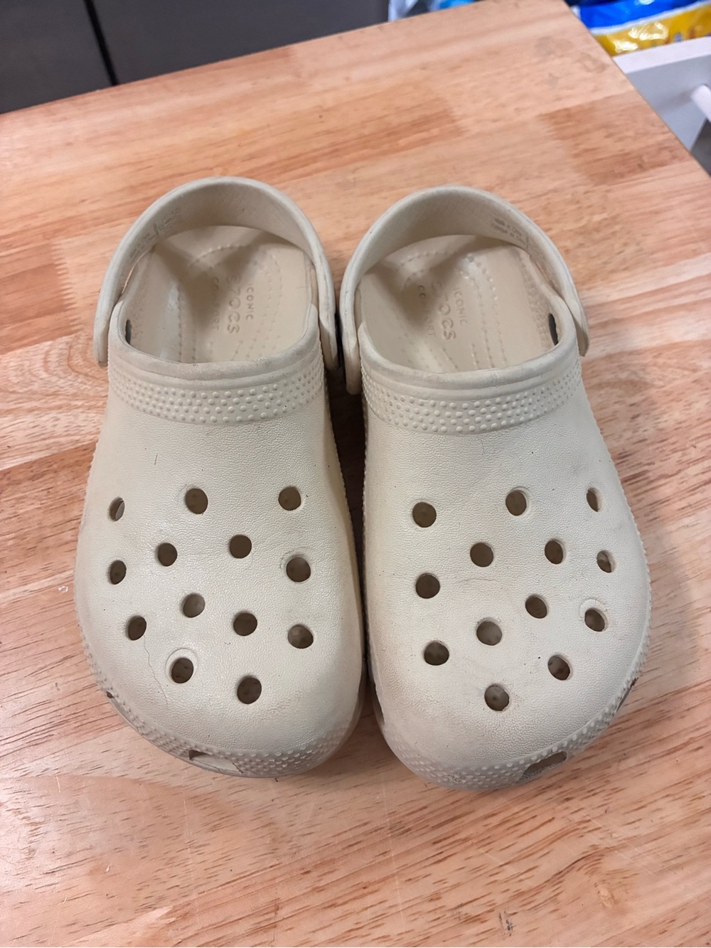 CROCS Kids Sandal Clogs in Beige